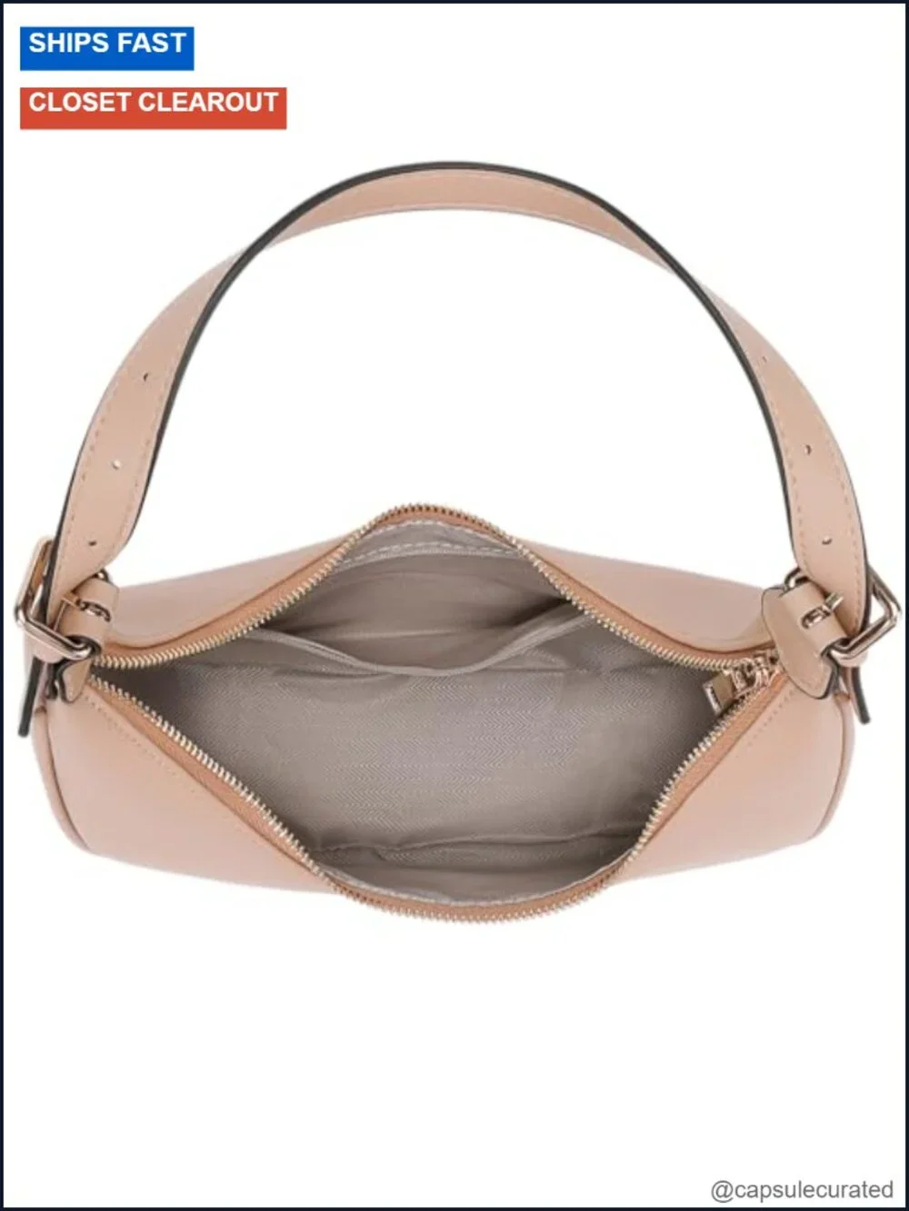 Faux Leather Crescent Hobo Bag for Women Crossbody Shoulder Purse Trendy